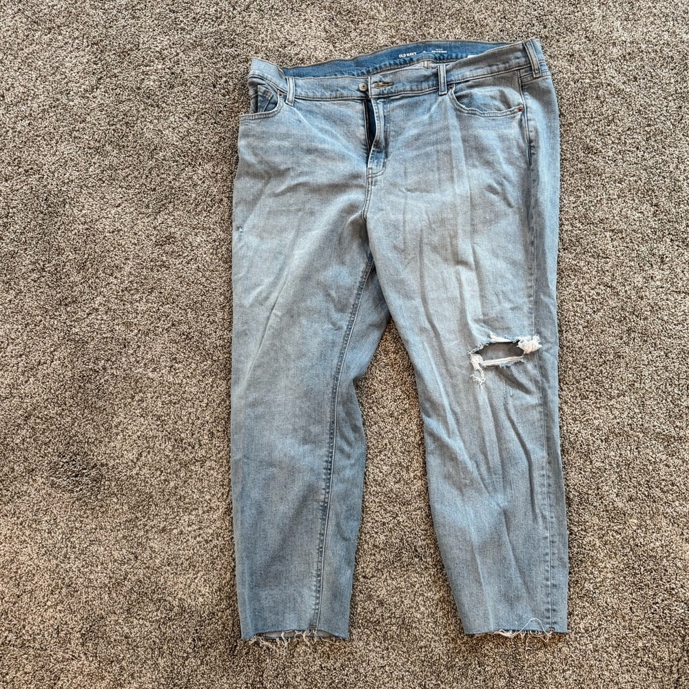 Old Navy Light Blue Boyfriend Jeans